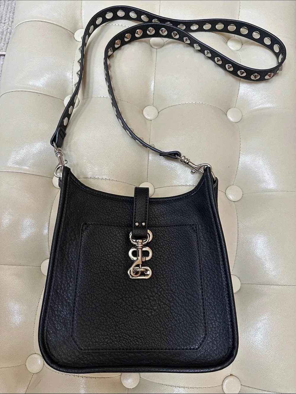 Steve Madden Crossbody Bag with Silver Hardware